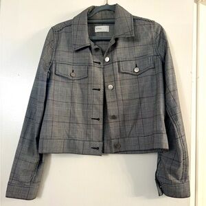 BLDWN Plaid Sonic Crop Jacket XS